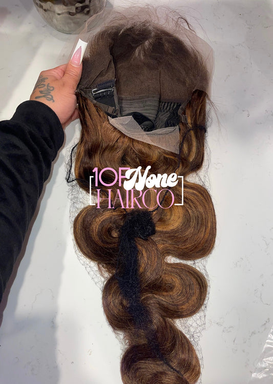 Honey Comb Raw HD 13x6 Frontal Wigs